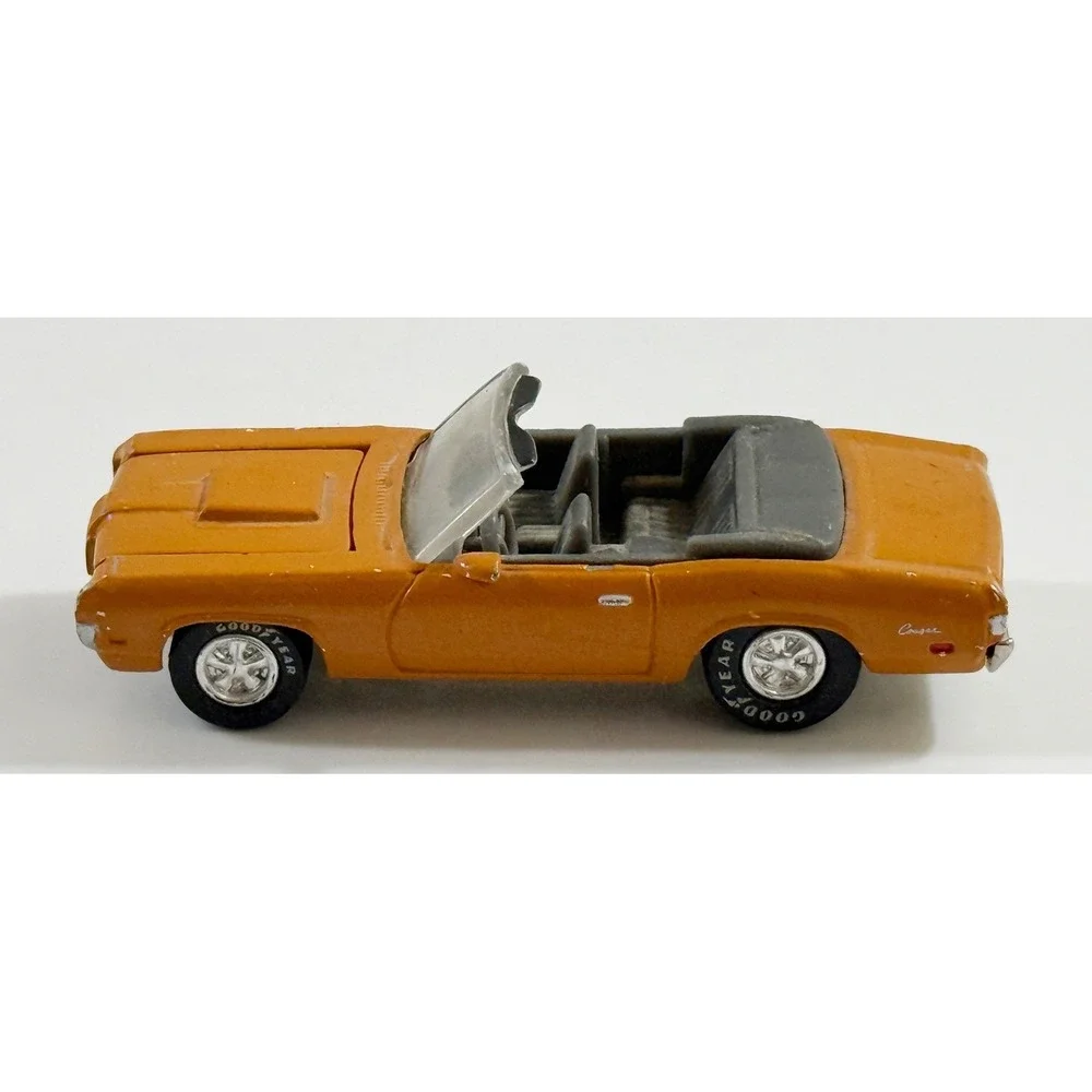 Johnny Lightning 1970 Mercury Cougar Kids 1:64 Orange Diecast Convertible XR7